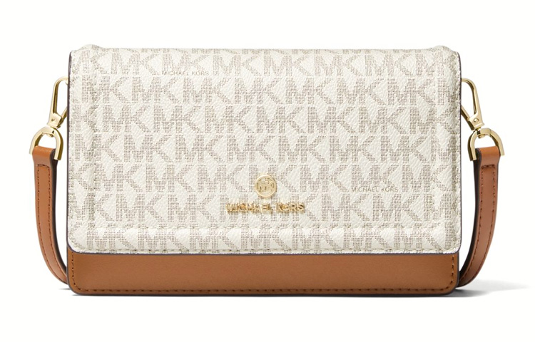 Сумка кроссбод Jet Set Charm из кожи и текстиля, цвет ванильный белый и желудь коричневый MICHAEL KORS
Сумка кроссбод Jet Set Charm из кожи и текстиля, цвет ванильный белый и желудь коричневый MICHAEL KORS