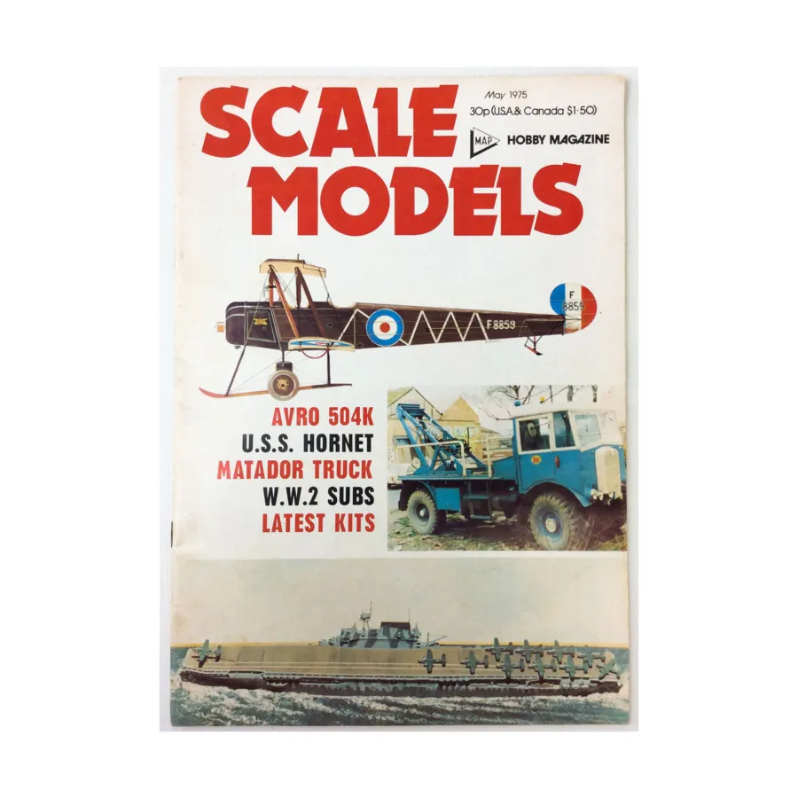 Том. 6, #68 — АВРО 504К, ВМС США Хорнет, Грузовик Матадор, WW. 2 замены, Scale Models (Model & Allied) 
Том. 6, #68 — АВРО 504К, ВМС США Хорнет, Грузовик Матадор, WW. 2 замены, Scale Models (Model & Allied)