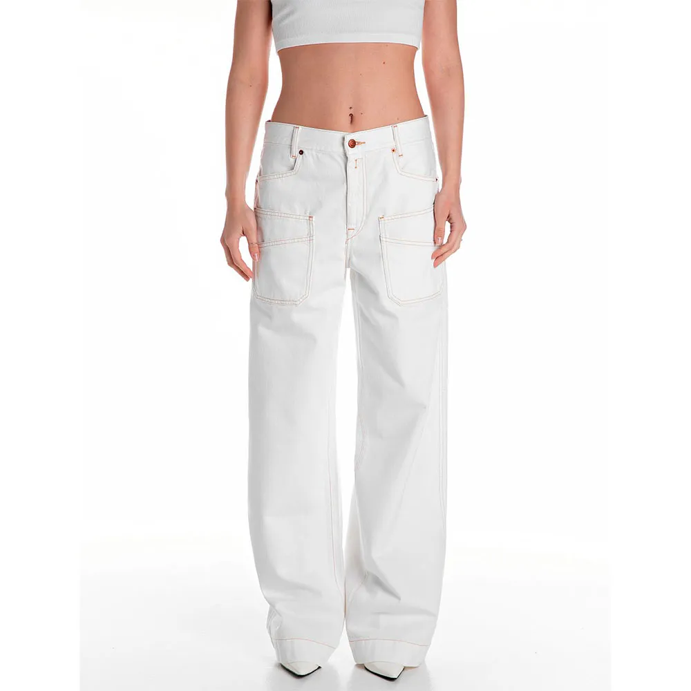 Брюки Replay W8166.000.858009B, белый
Брюки Replay W8166.000.858009B, белый