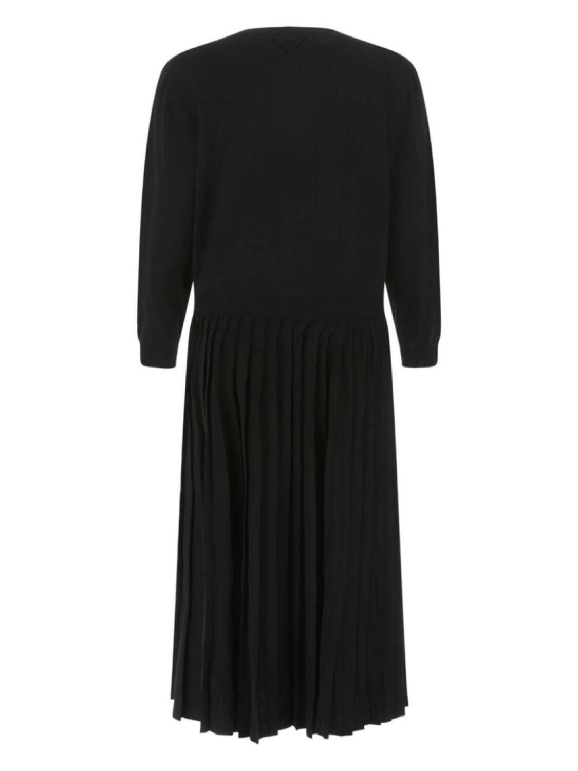 Prada платье с V-образным вырезом и складками, черный
Prada платье с V-образным вырезом и складками, черный