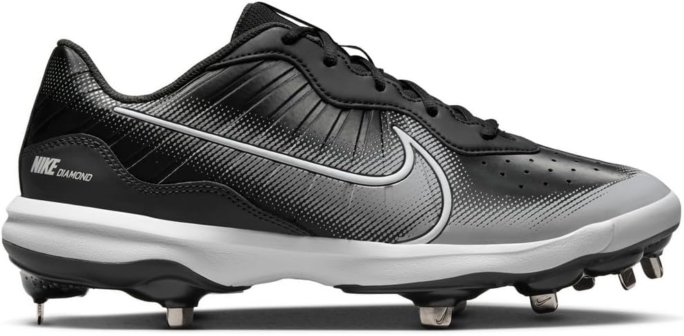 Бейсбольные бутсы Nike Alpha Huarache Varsity 4 Low Metal, черный/серый
Бейсбольные бутсы Nike Alpha Huarache Varsity 4 Low Metal, черный/серый