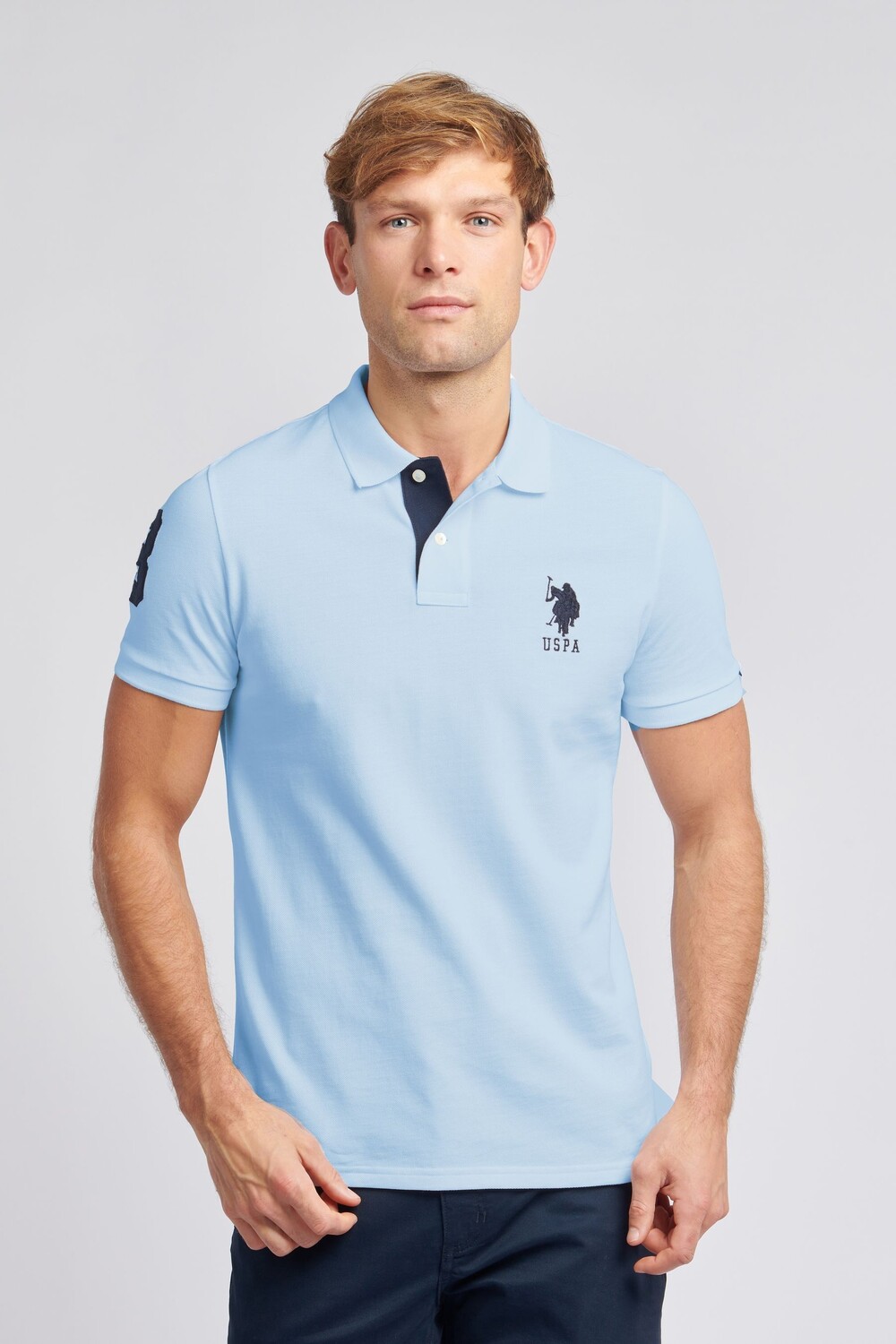 Мужская рубашка поло с рисунком "пике" обычного кроя U.S. Polo Assn, синий
Мужская рубашка поло с рисунком "пике" обычного кроя U.S. Polo Assn, синий