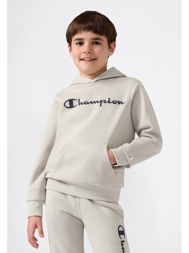 Бежевая толстовка с капюшоном Champion
Бежевая толстовка с капюшоном Champion