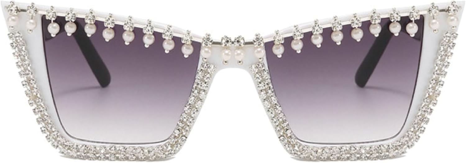 Модные солнцезащитные очки «кошачий глаз» с бриллиантами для женщин, блестящие солнцезащитные очки для костюмированных вечеринок со стразами, женские солнцезащитные очки с жемчугом, размер N45 mincl, White
Модные солнцезащитные очки «кошачий глаз» с бриллиантами для женщин, блестящие солнцезащитные очки для костюмированных вечеринок со стразами, женские солнцезащитные очки с жемчугом, размер N45 mincl, White