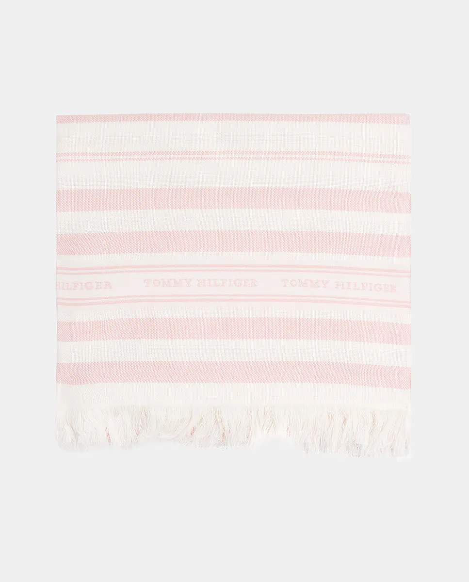Женский хлопковый шарф в розовую полоску от Tommy Hilfiger, розовый
Женский хлопковый шарф в розовую полоску от Tommy Hilfiger, розовый