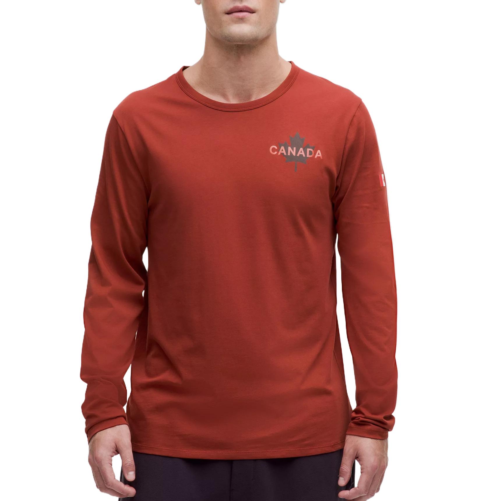 Рубашка Team Canada Cotton Jersey Graphic Shirt CPC Shirt Men's Lululemon, красный
Рубашка Team Canada Cotton Jersey Graphic Shirt CPC Shirt Men's Lululemon, красный