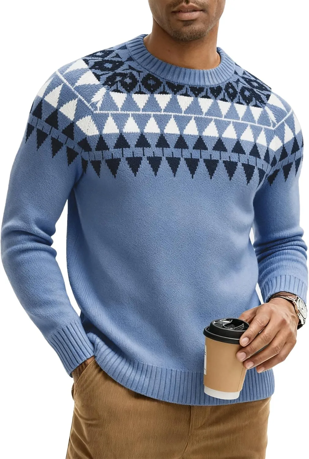 Толстовка HOTake мужская, Fair Isle и рождественский принт
Толстовка HOTake мужская, Fair Isle и рождественский принт