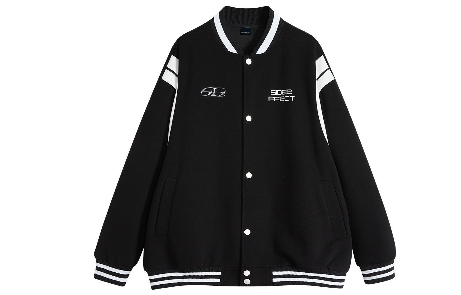 Sideeffect Бейсбольная куртка унисекс, Черный
Sideeffect Бейсбольная куртка унисекс, Черный
