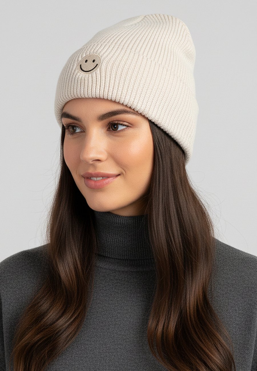 Шапка Faera MIT SMILEY-STICKEREI, Beige
Шапка Faera MIT SMILEY-STICKEREI, Beige