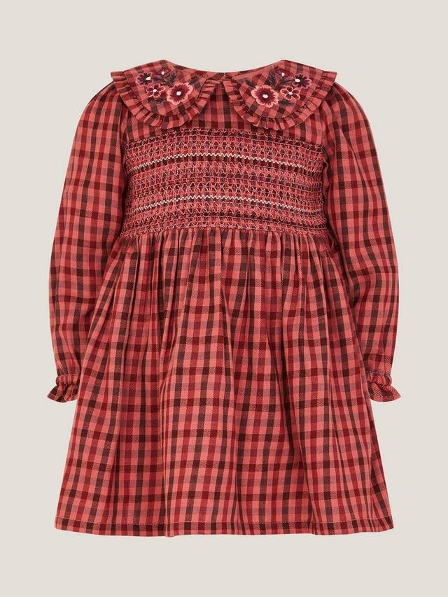 Детское платье с длинными рукавами и воротником питер пэн в клетку Monsoon, Brown
Детское платье с длинными рукавами и воротником питер пэн в клетку Monsoon, Brown