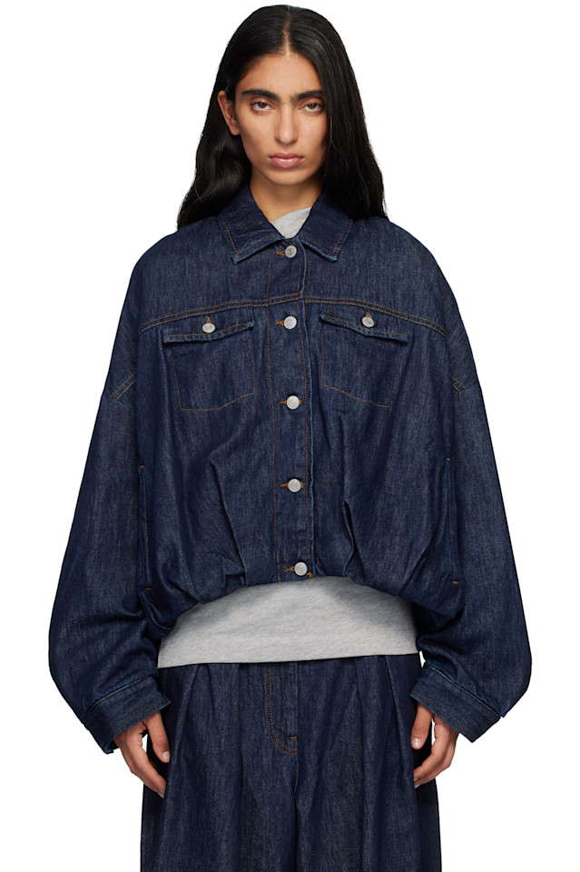 Джинсовая куртка с синей подкладкой Dries Van Noten, индиго
Джинсовая куртка с синей подкладкой Dries Van Noten, индиго