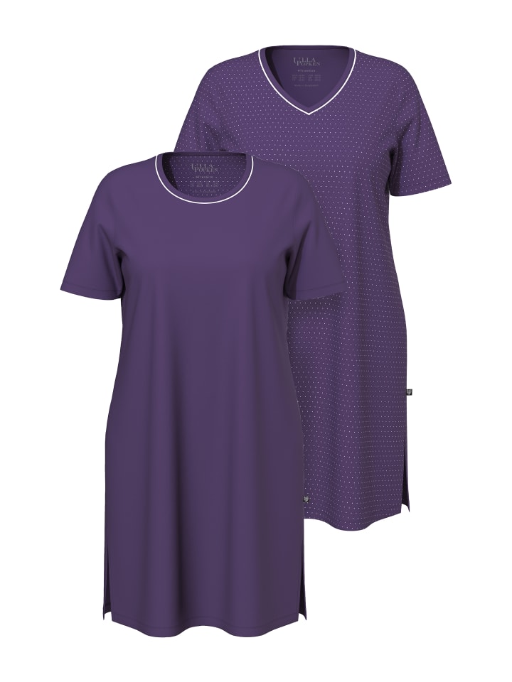 Ночная рубашка цвета баклажана Ulla Popken
Ночная рубашка цвета баклажана Ulla Popken