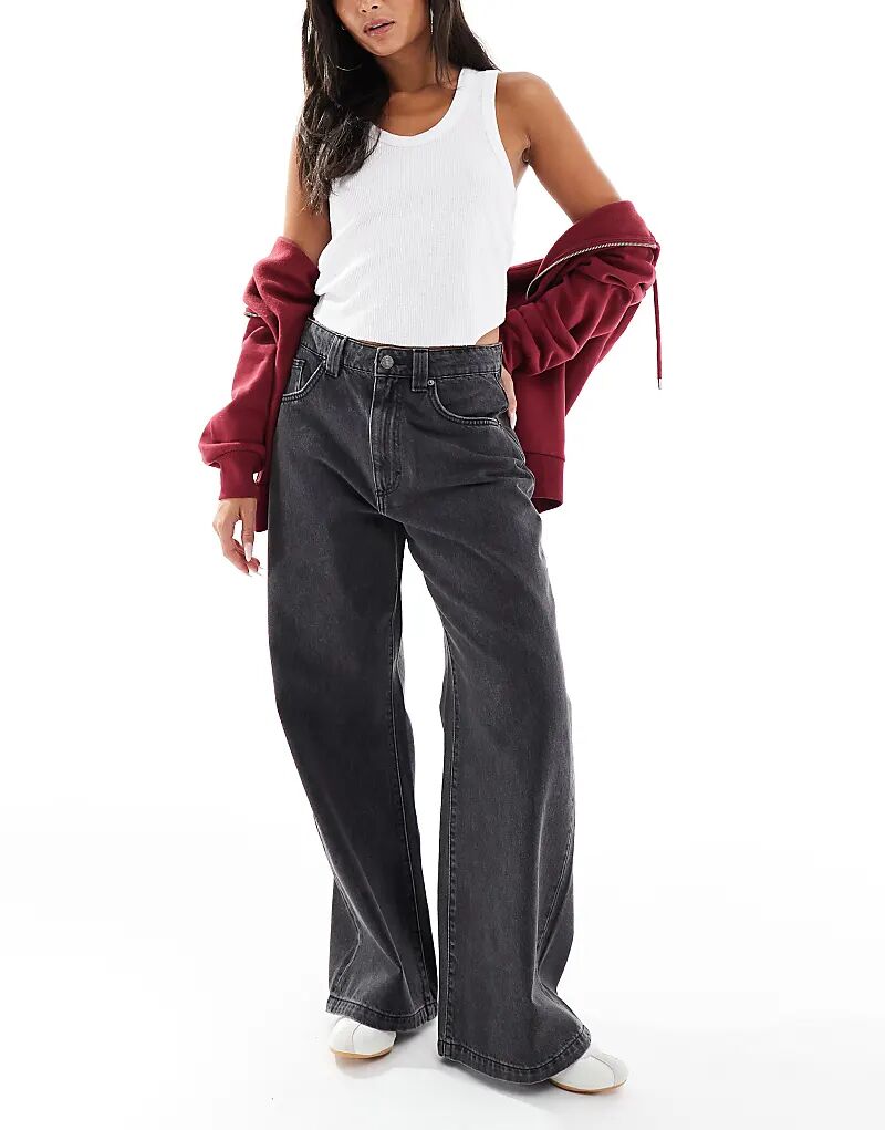 Джинсы Cotton On Low очень мешковатые, графитового цвета
Джинсы Cotton On Low очень мешковатые, графитового цвета