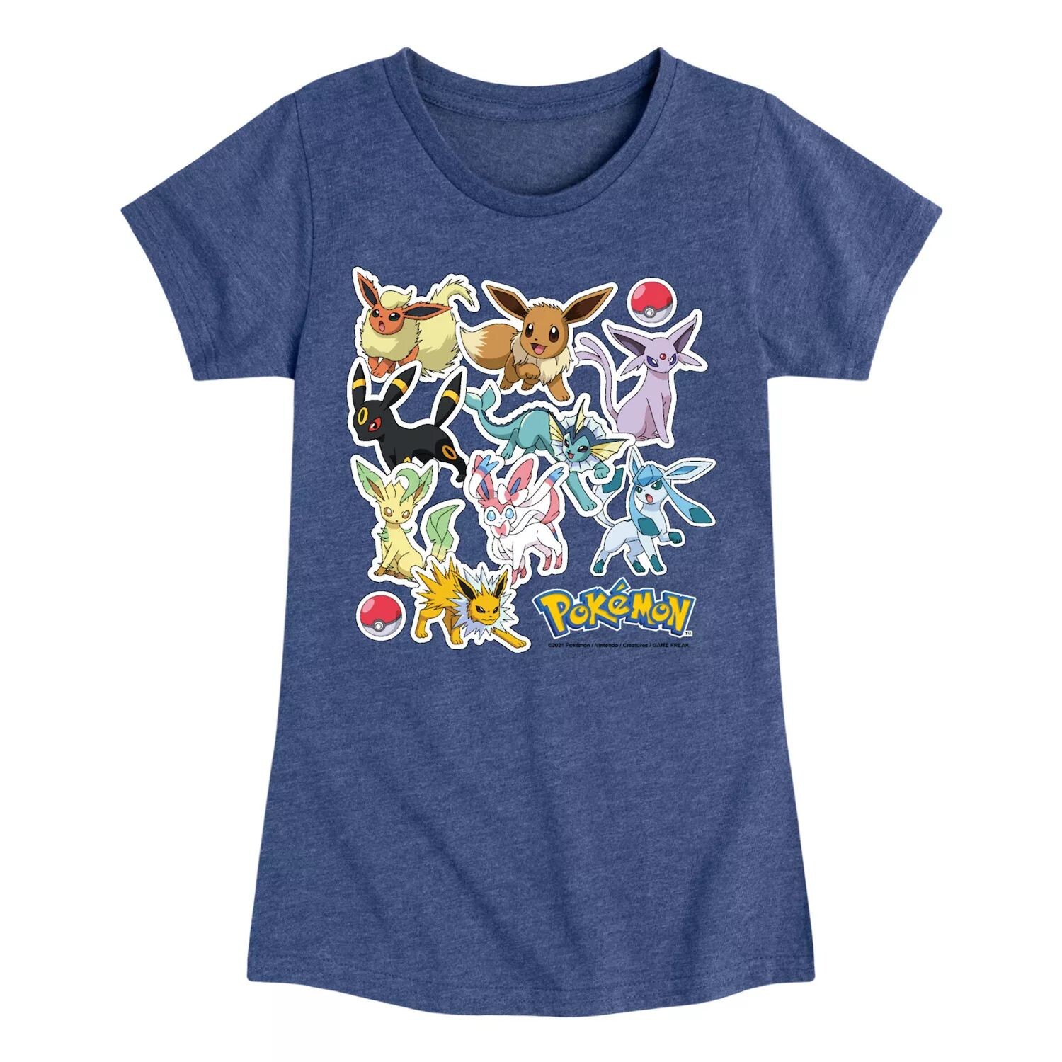 Футболка Pokemon Eeveelution для девочек 7–16 лет Pokemon, синий
Футболка Pokemon Eeveelution для девочек 7–16 лет Pokemon, синий