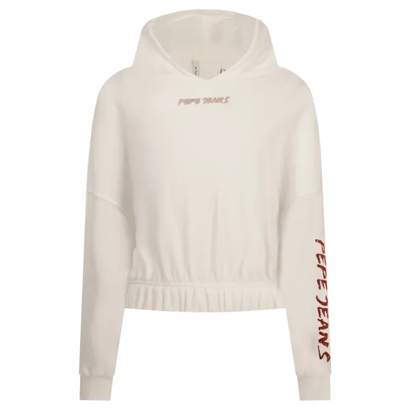 Толстовка Samantha стандартного кроя Pepe Jeans London, белый 
Толстовка Samantha стандартного кроя Pepe Jeans London, белый