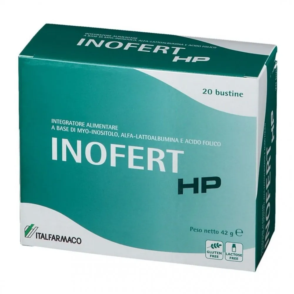 Inofert HP 20 пакетиков с фолиевой кислотой и инозитолом Italfarmaco
Inofert HP 20 пакетиков с фолиевой кислотой и инозитолом Italfarmaco