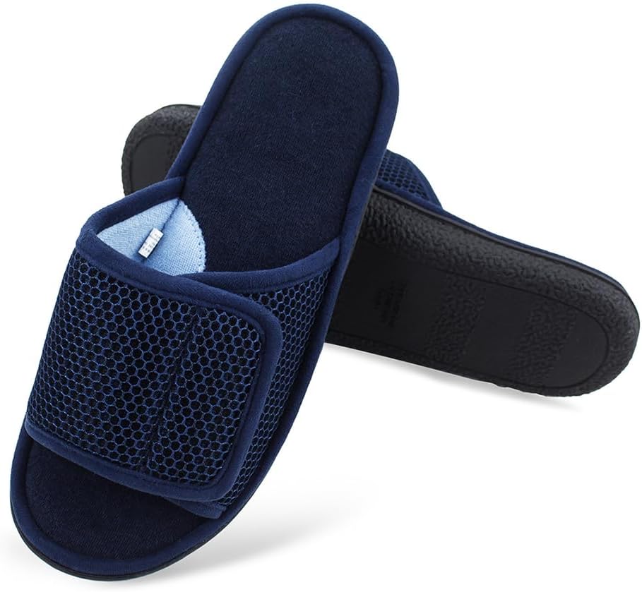 Домашние мужские тапочки Coral Velvet из хлопка с подошвой TPR, регулируемой стелькой с эффектом памяти, открытым носком, удобные для дома и улицы (Размер: EU 44/45, Цвет: черный) Yczhd
Домашние мужские тапочки Coral Velvet из хлопка с подошвой TPR, регулируемой стелькой с эффектом памяти, открытым носком, удобные для дома и улицы (Размер: EU 44/45, Цвет: черный) Yczhd