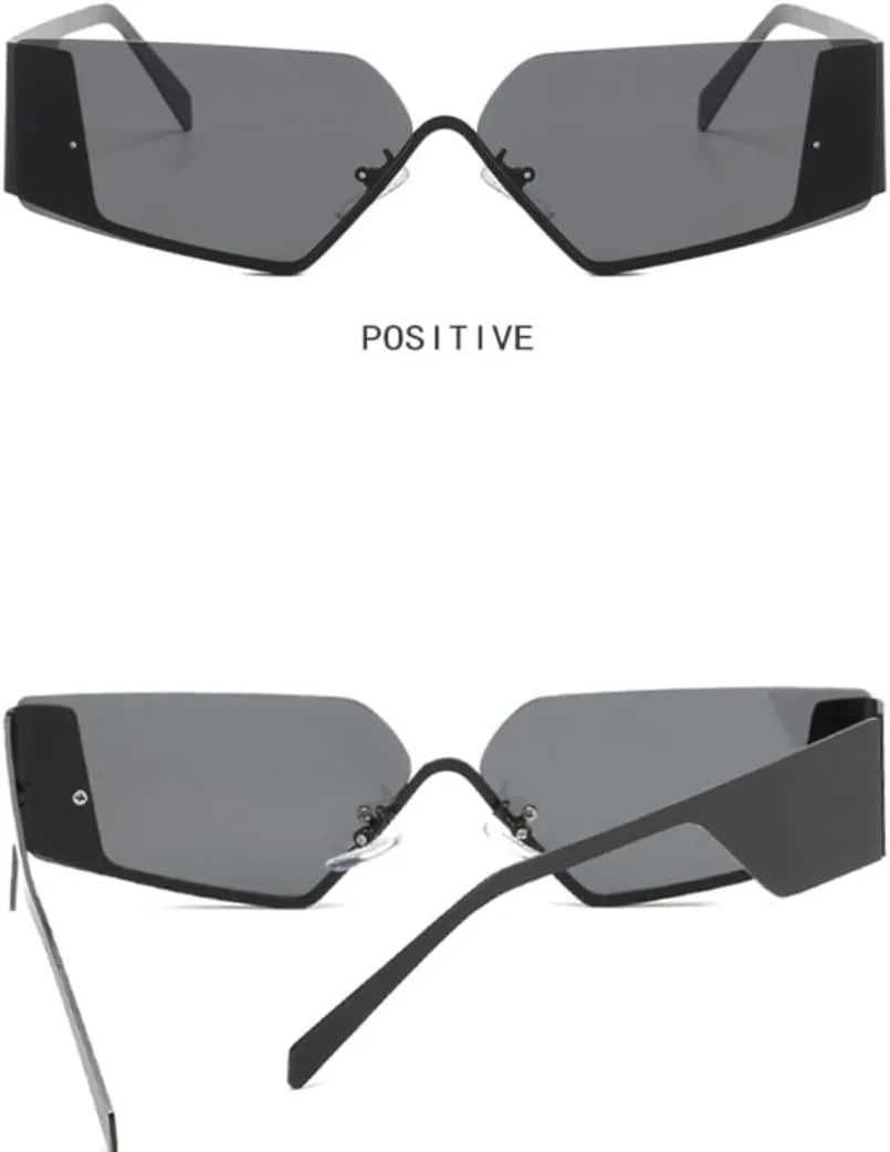 Модные безободковые панк-солнцезащитные очки для мужчин и женщин, стильные винтажные очки для лета и путешествий, с защитой от УФ-излучения UV400 VVTWSSW, Blue Blue
Модные безободковые панк-солнцезащитные очки для мужчин и женщин, стильные винтажные очки для лета и путешествий, с защитой от УФ-излучения UV400 VVTWSSW, Blue Blue