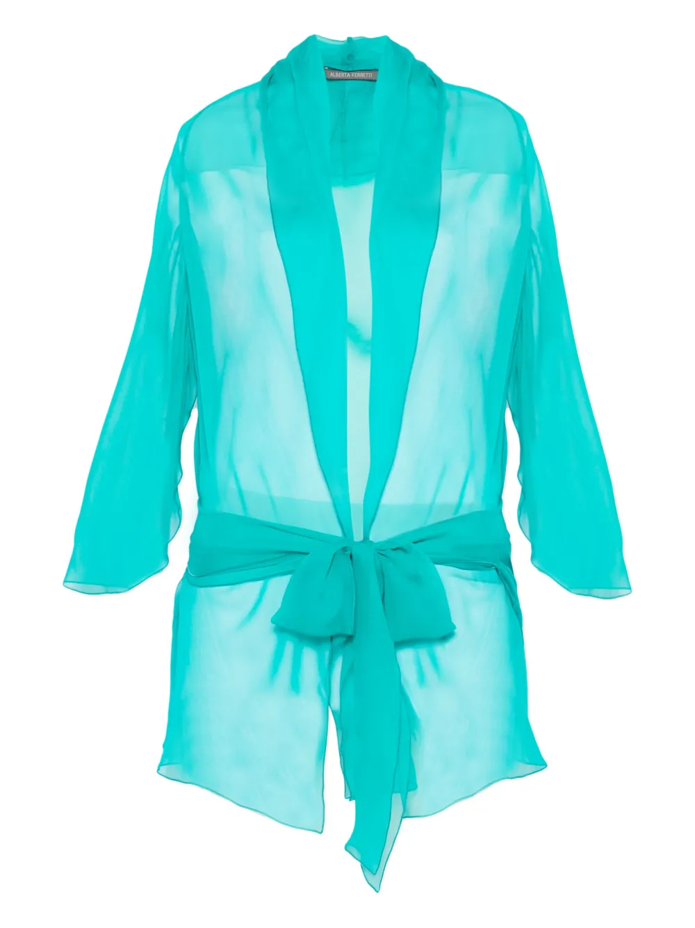 Шелковый топ Alberta Ferretti, зеленый
Шелковый топ Alberta Ferretti, зеленый