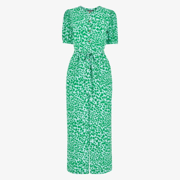 Гладкий тканый комбинезон с леопардовым принтом и пышными рукавами Whistles, мультиколор
Гладкий тканый комбинезон с леопардовым принтом и пышными рукавами Whistles, мультиколор