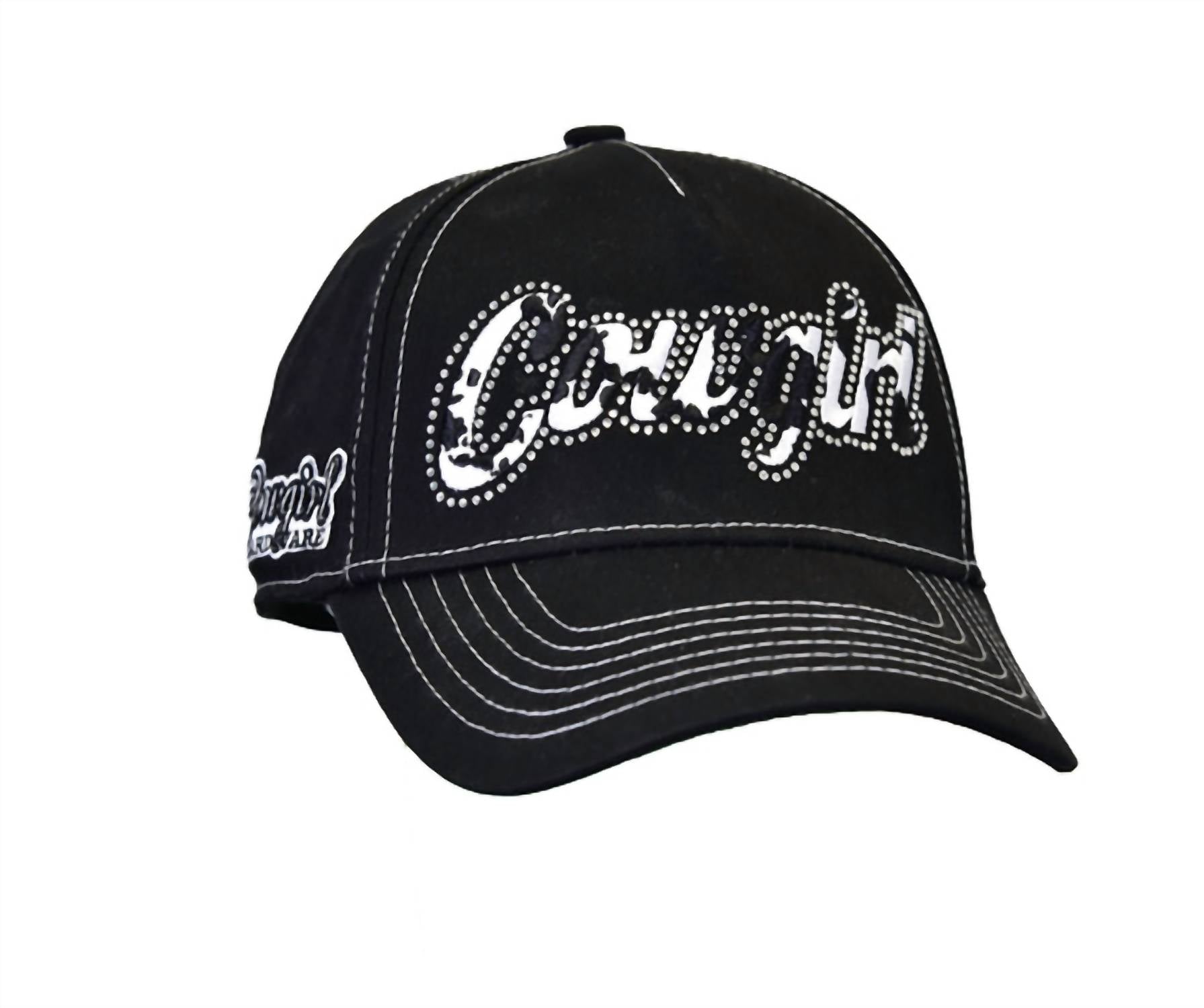 Cowgirl Hardware Детская кепка с коровьим принтом, черная
Cowgirl Hardware Детская кепка с коровьим принтом, черная