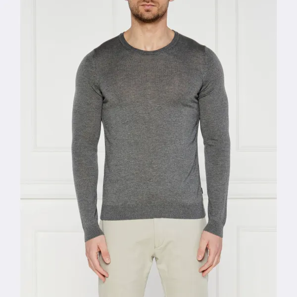 Шерстяной свитер узкого кроя Leno-p Boss, серый
Шерстяной свитер узкого кроя Leno-p Boss, серый