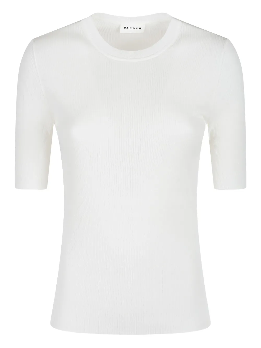 Рифленая футболка с короткими рукавами P.A.R.O.S.H., белый
Рифленая футболка с короткими рукавами P.A.R.O.S.H., белый