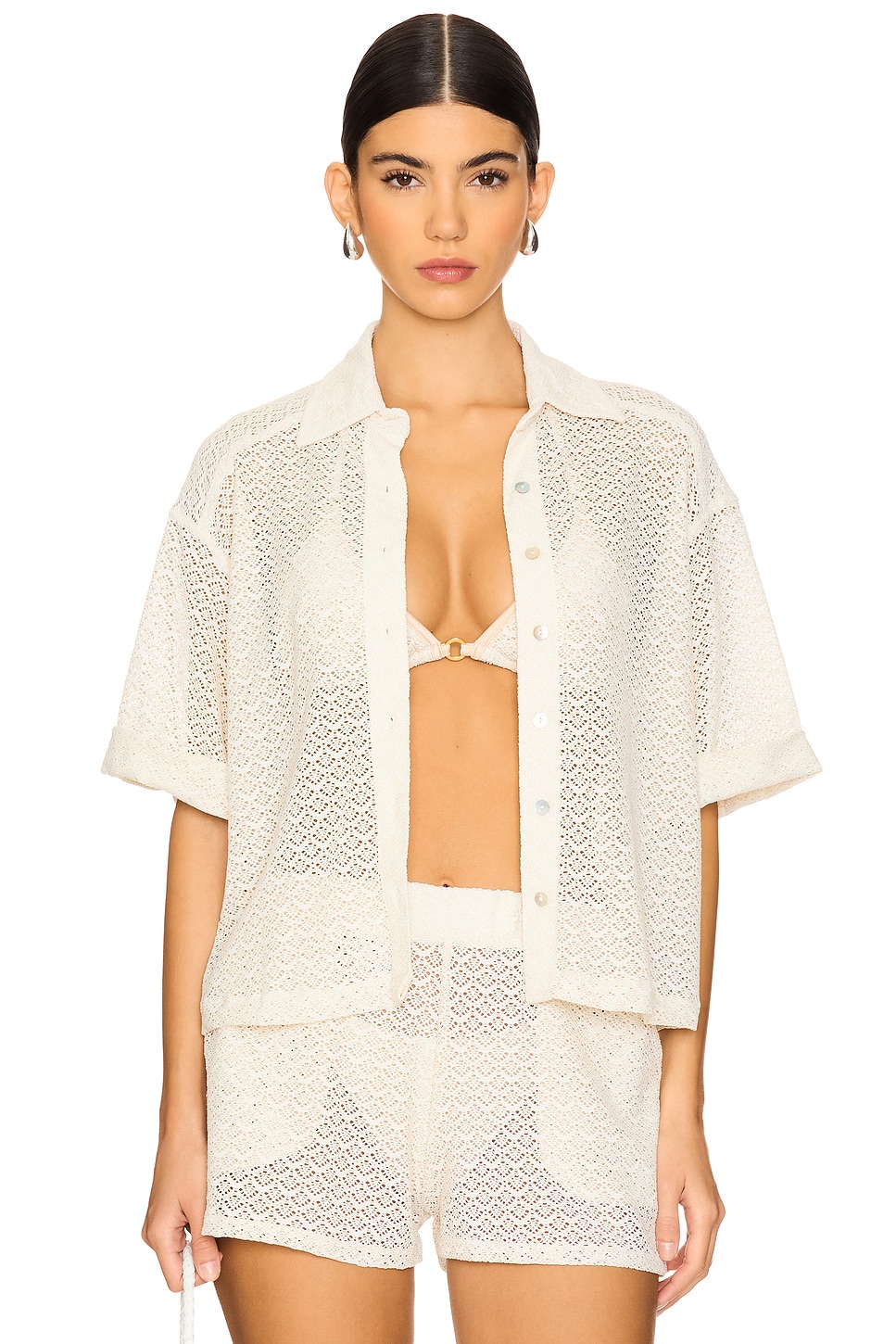 Топ на пуговицах блейк Pq, белый
Топ на пуговицах блейк Pq, белый