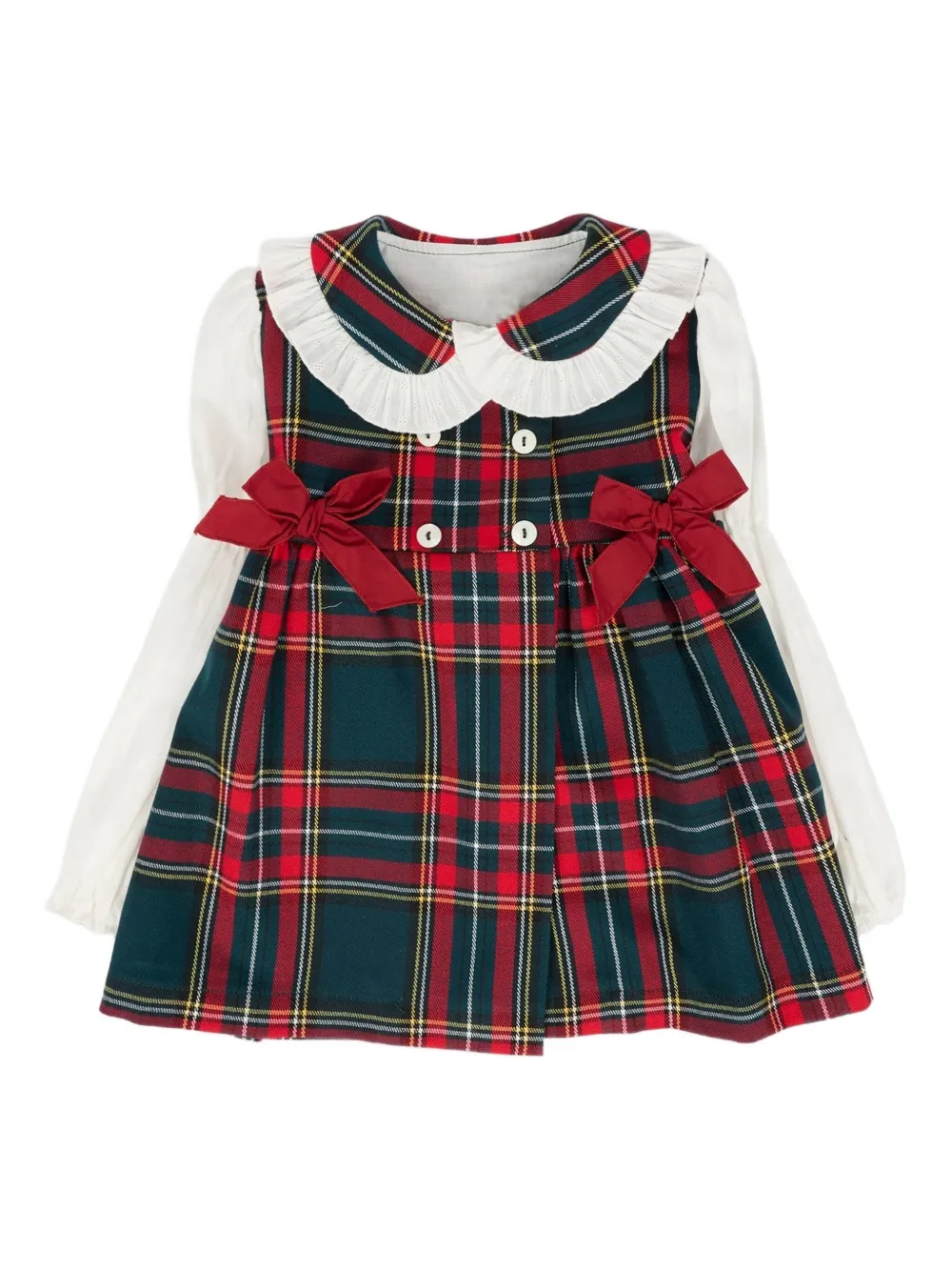 Платье в клетку с бантом La Stupenderia, красный
Платье в клетку с бантом La Stupenderia, красный
