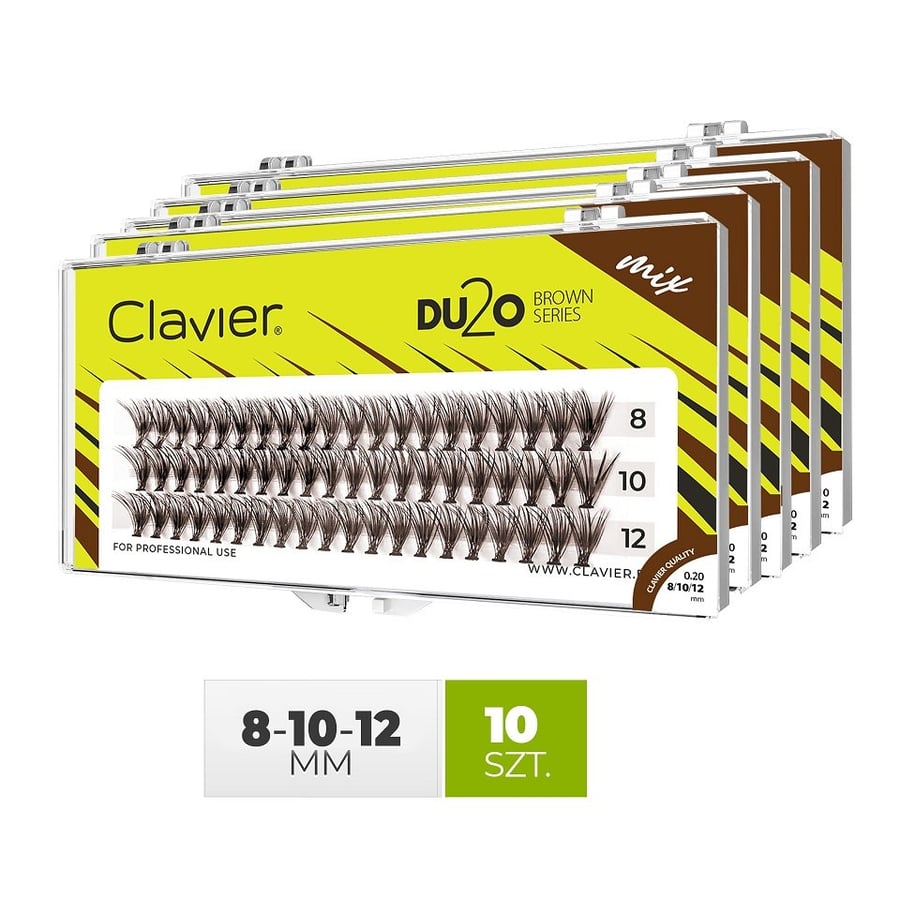 Du2o Коричневый микс ресниц 8/10/12 мм, изгиб C, 20D, упаковка 10 шт. Clavier
Du2o Коричневый микс ресниц 8/10/12 мм, изгиб C, 20D, упаковка 10 шт. Clavier