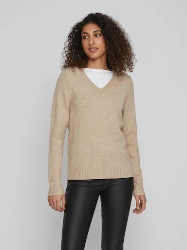 Свитер Vila с V-образным вырезом "VIRIL V-NECK L/S KNIT TOP - NOOS", цвет Natural Melange
Свитер Vila с V-образным вырезом "VIRIL V-NECK L/S KNIT TOP - NOOS", цвет Natural Melange