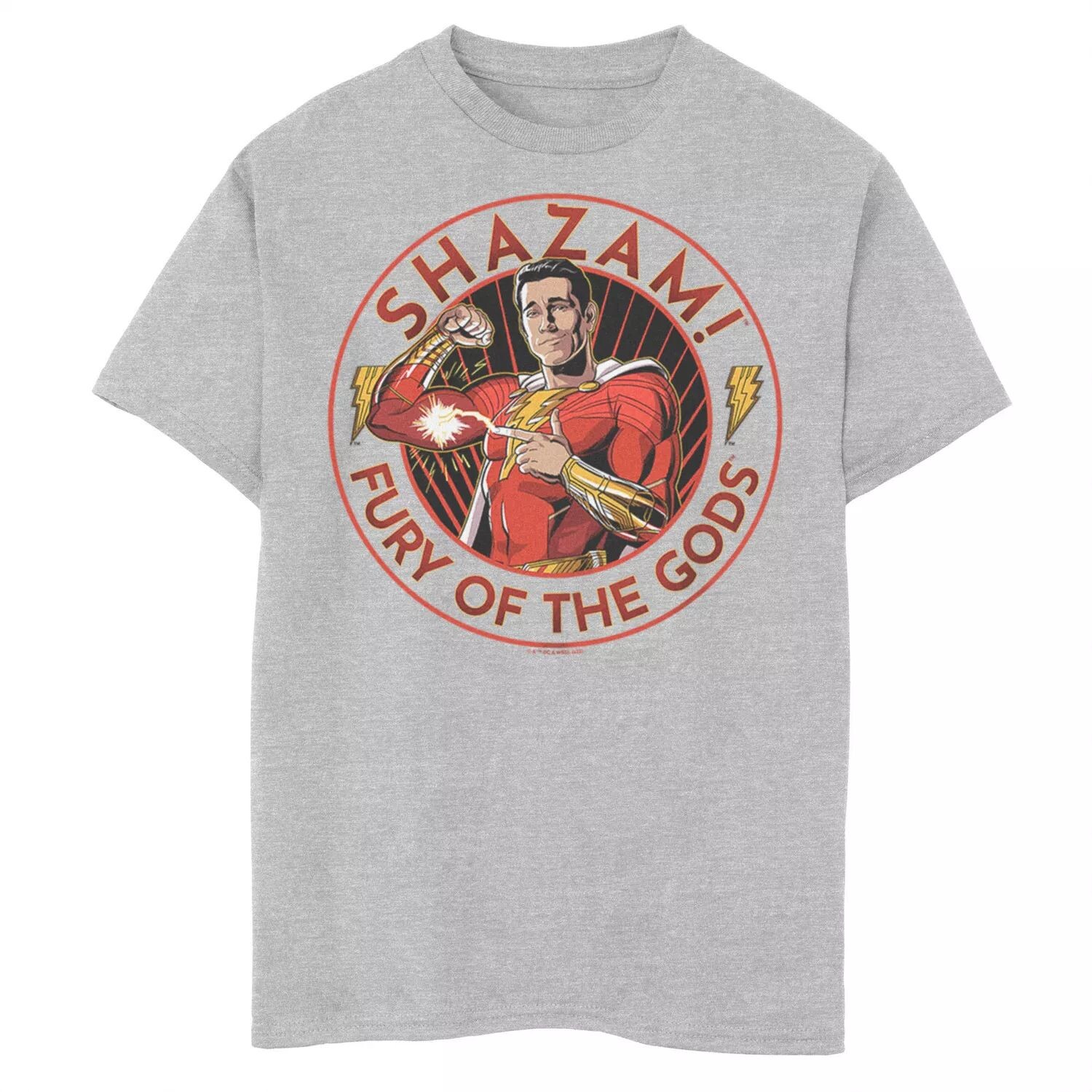 Футболка со значком молнии на бицепс для мальчиков 8–20 лет Shazam Fury of The Gods Licensed Character
Футболка со значком молнии на бицепс для мальчиков 8–20 лет Shazam Fury of The Gods Licensed Character