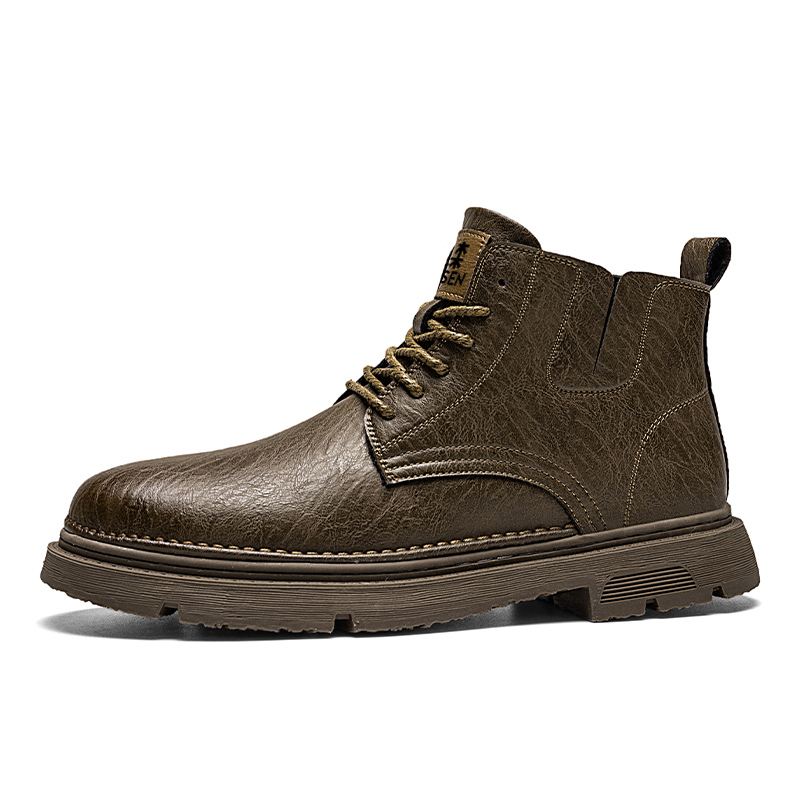 Mulinsen Короткие мартинсы мужские хаки, цвет Khaki
Mulinsen Короткие мартинсы мужские хаки, цвет Khaki