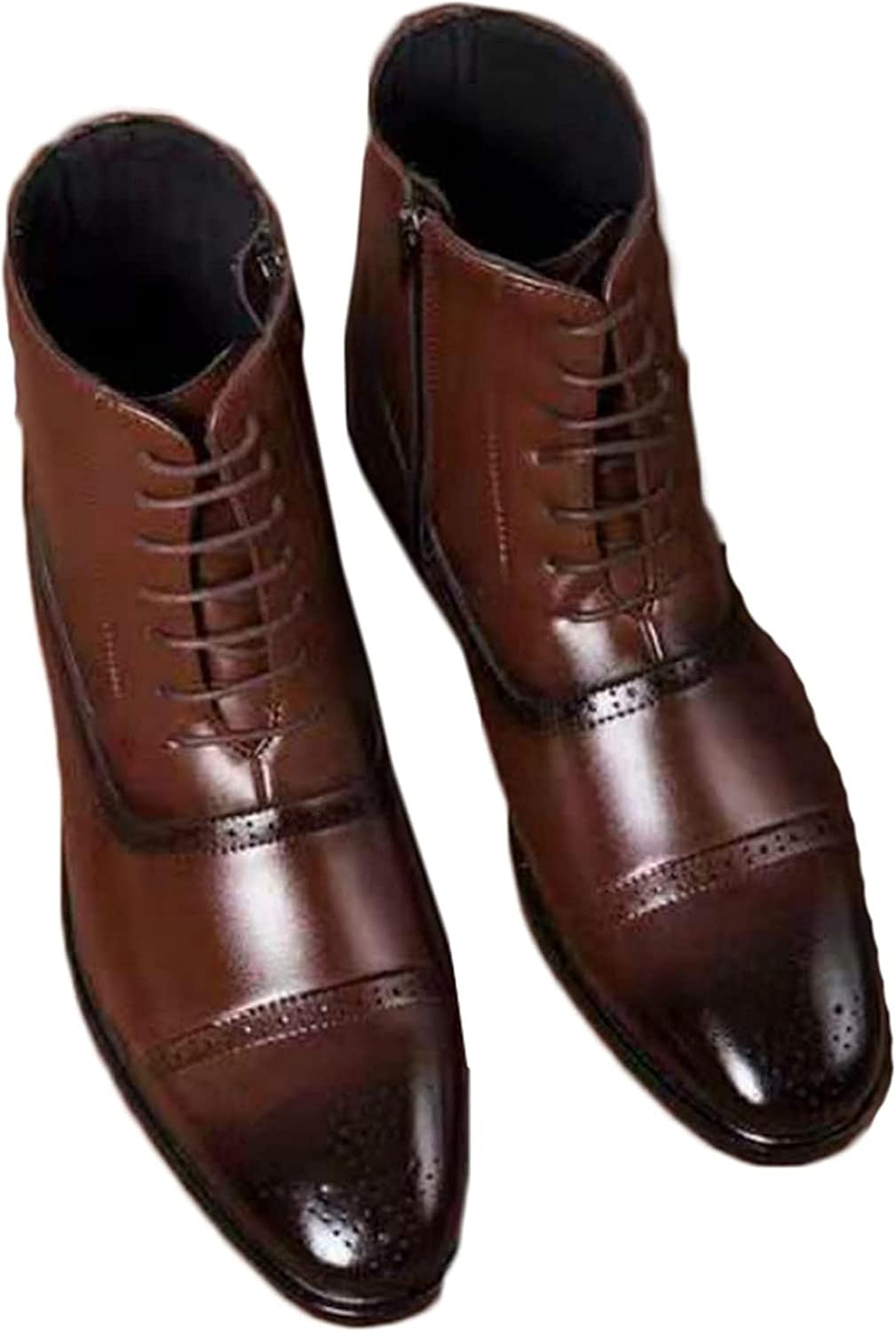 Мужские теплые ботинки Yiozoi до щиколотки, осенне-зимние уличные, с декоративной перфорацией, шнуровкой, рабочие, прочные повседневные мужские кожаные ботинки, коричневый
Мужские теплые ботинки Yiozoi до щиколотки, осенне-зимние уличные, с декоративной перфорацией, шнуровкой, рабочие, прочные повседневные мужские кожаные ботинки, коричневый