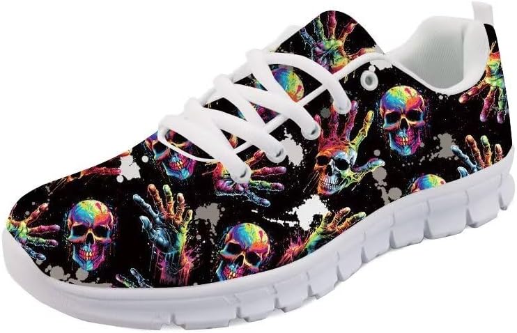 Женские беговые кроссовки Forchrinse с принтом скелета в стиле тай-дай, унисекс, с черепом, для ходьбы, спорта, модные повседневные и спортивные обувь, Colorful Skeleton
Женские беговые кроссовки Forchrinse с принтом скелета в стиле тай-дай, унисекс, с черепом, для ходьбы, спорта, модные повседневные и спортивные обувь, Colorful Skeleton