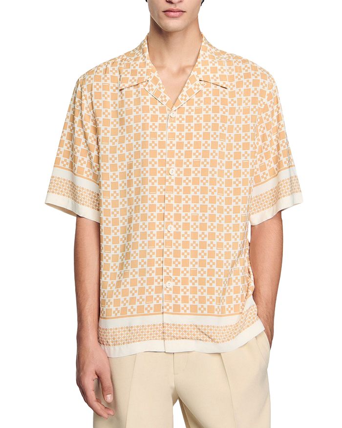 Свободная рубашка Sandro, коричневый/бежевый
Свободная рубашка Sandro, коричневый/бежевый