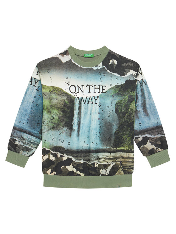 Свитшот oversize 3WECC10PR United Colors Of Benetton, зеленый
Свитшот oversize 3WECC10PR United Colors Of Benetton, зеленый