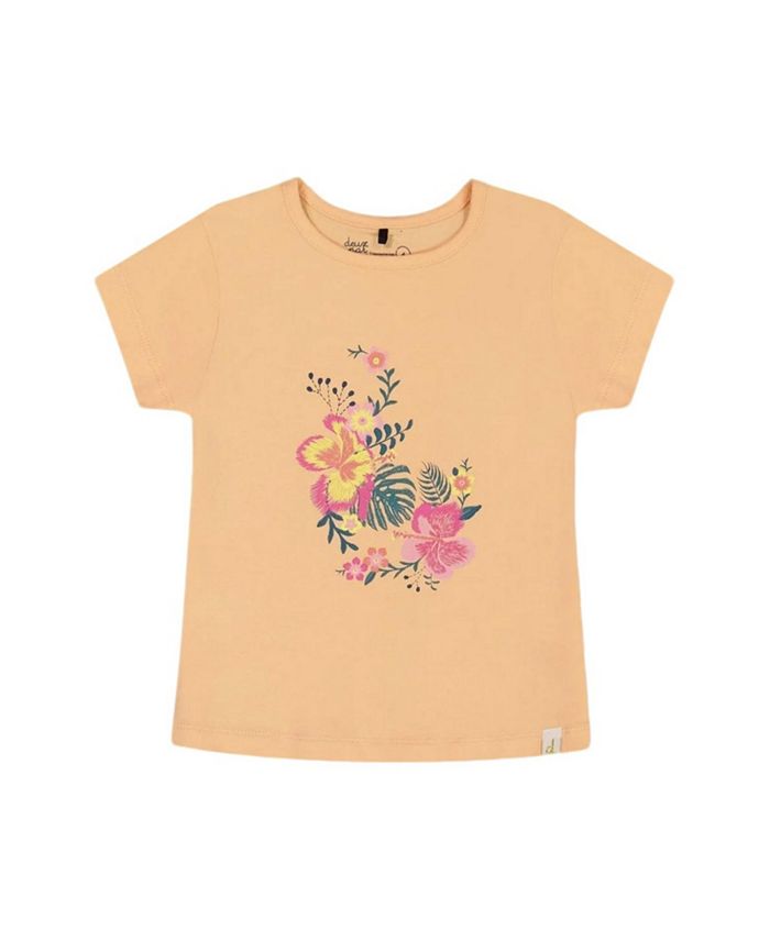 Футболка для девочек из органического хлопка - подростковая Deux par Deux, оранжевый
Футболка для девочек из органического хлопка - подростковая Deux par Deux, оранжевый