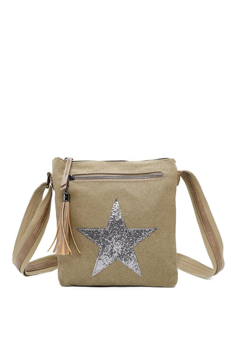 Холщовая сумка через плечо с кисточками и тройной молнией Fontanella Fashion, бежевый
Холщовая сумка через плечо с кисточками и тройной молнией Fontanella Fashion, бежевый