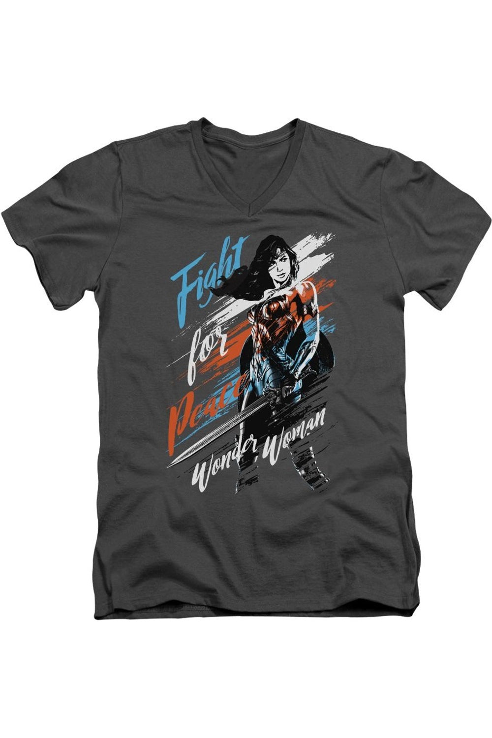 Футболка с коротким рукавом и V-образным вырезом из фильма «Чудо-женщина: битва за мир» для взрослых из хлопка премиум-класса Wonder Woman Movie, цвет charcoal
Футболка с коротким рукавом и V-образным вырезом из фильма «Чудо-женщина: битва за мир» для взрослых из хлопка премиум-класса Wonder Woman Movie, цвет charcoal