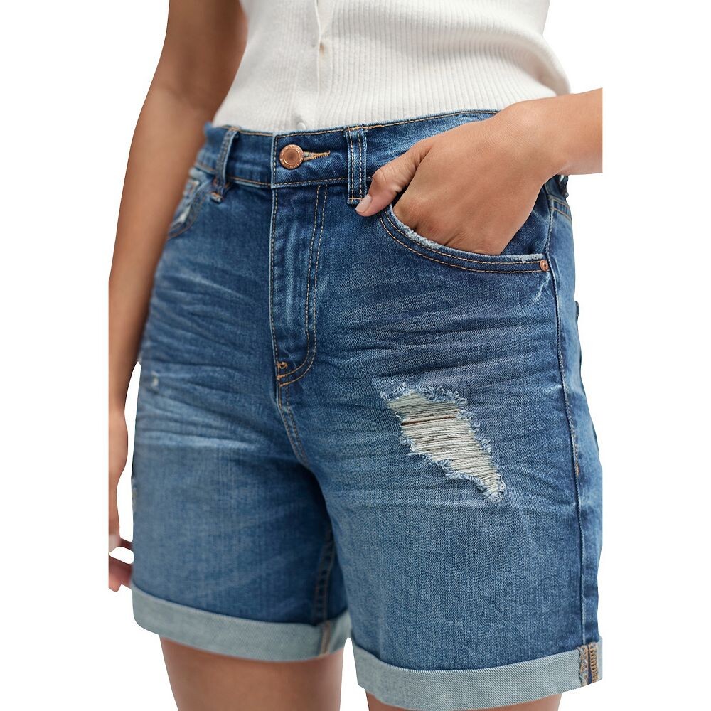 Женские джинсовые шорты-бойфренды Ellos больших размеров, цвет Medium Blue Distressed
Женские джинсовые шорты-бойфренды Ellos больших размеров, цвет Medium Blue Distressed