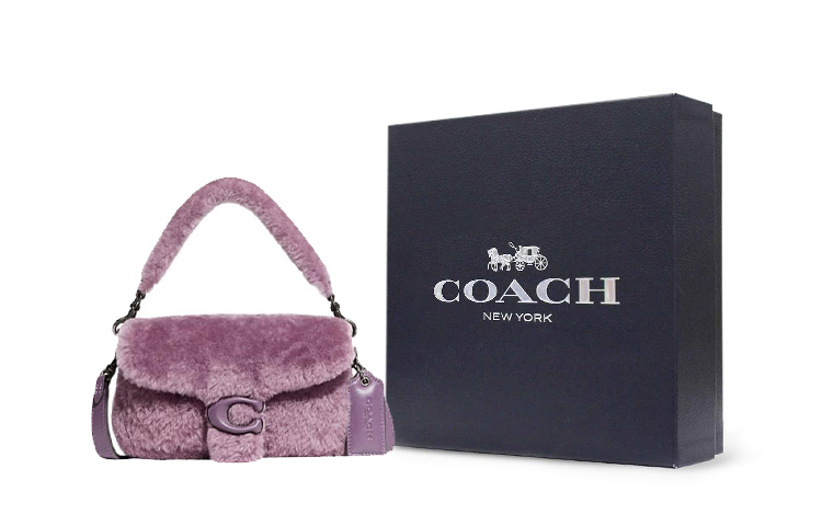 Coach Сумка-кроссбоди из овчины с подушкой, маленькая женская, фиолетовая
Coach Сумка-кроссбоди из овчины с подушкой, маленькая женская, фиолетовая