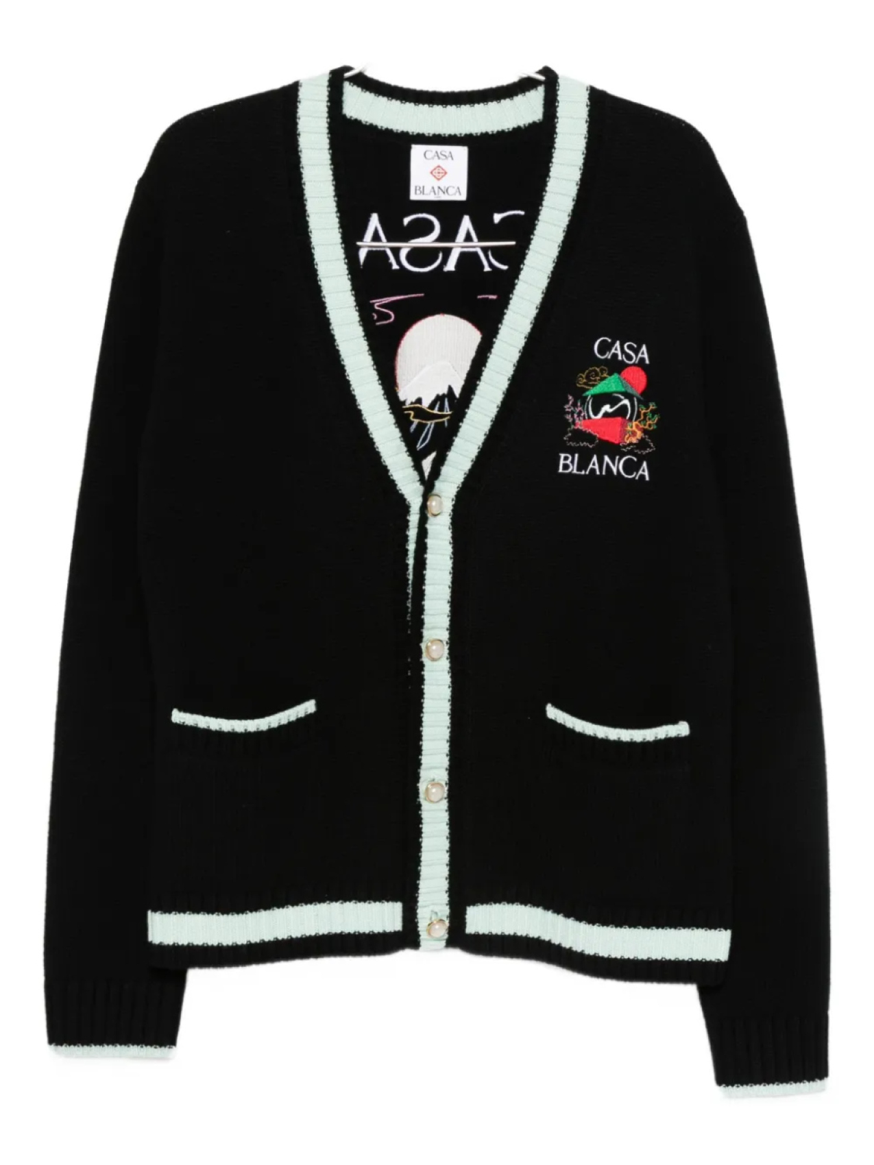 Вышитый кардиган Casablanca, черный
Вышитый кардиган Casablanca, черный