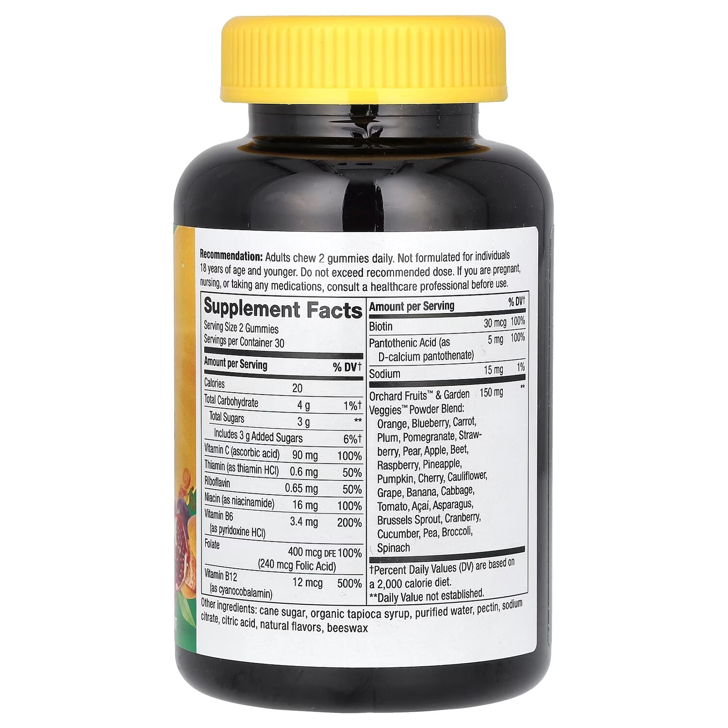 Комплекс витаминов группы B Nature's Way с добавлением манго, 60 жевательных таблеток
Комплекс витаминов группы B Nature's Way с добавлением манго, 60 жевательных таблеток