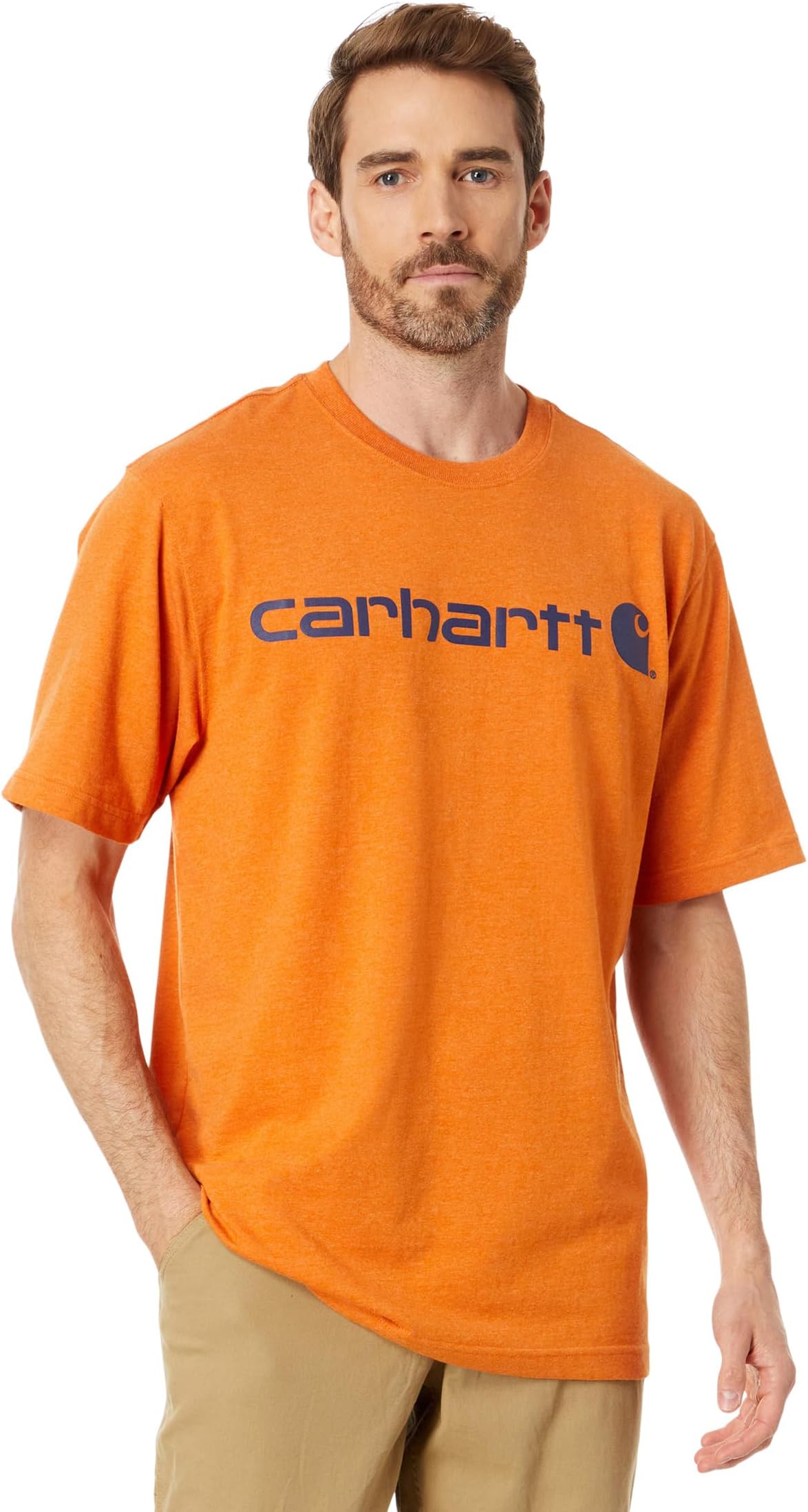 Футболка Carhartt Signature Logo S/S T-Shirt, цвет Marmalade Heather
Футболка Carhartt Signature Logo S/S T-Shirt, цвет Marmalade Heather