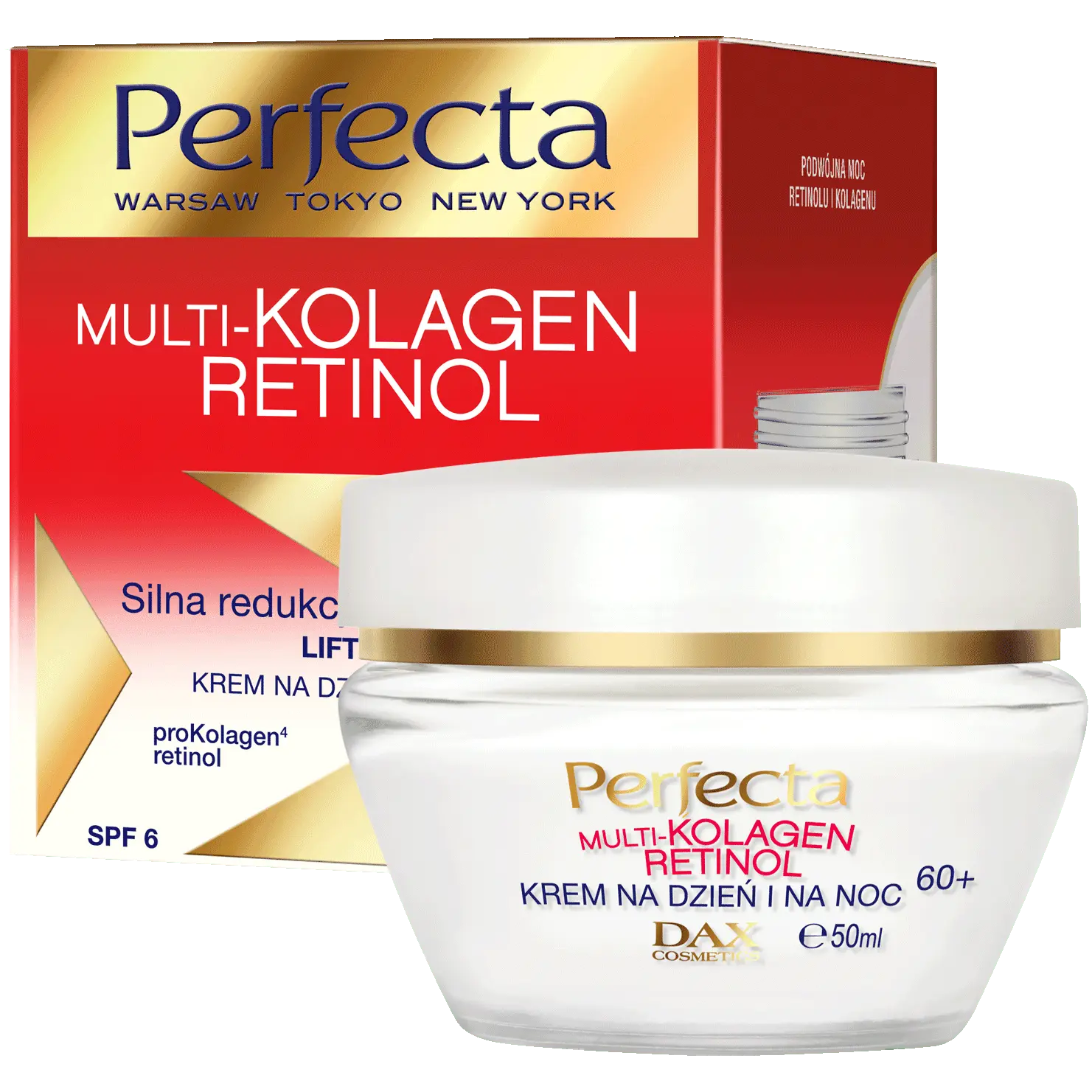 Крем дневной и ночной 60+ Perfecta Multikolagen Retinol, 50 мл
Крем дневной и ночной 60+ Perfecta Multikolagen Retinol, 50 мл