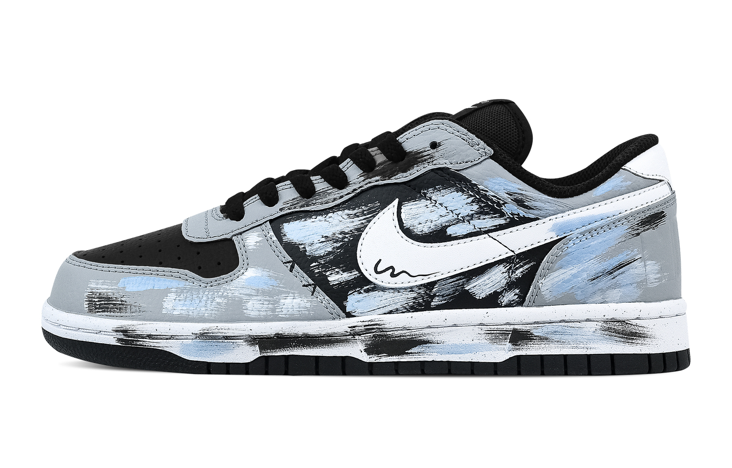 Большие шипы устойчивые к истиранию дышащие низкие кроссовки для скейтбординга мужские черный серый Nike, черный серый синий
Большие шипы устойчивые к истиранию дышащие низкие кроссовки для скейтбординга мужские черный серый Nike, черный серый синий