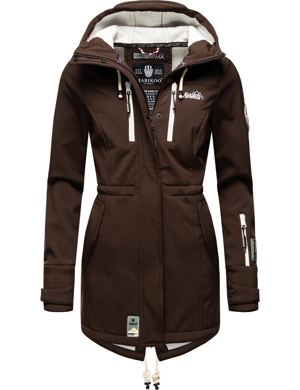 Плащ Marikoo Zimtzicke, темно коричневый
Плащ Marikoo Zimtzicke, темно коричневый