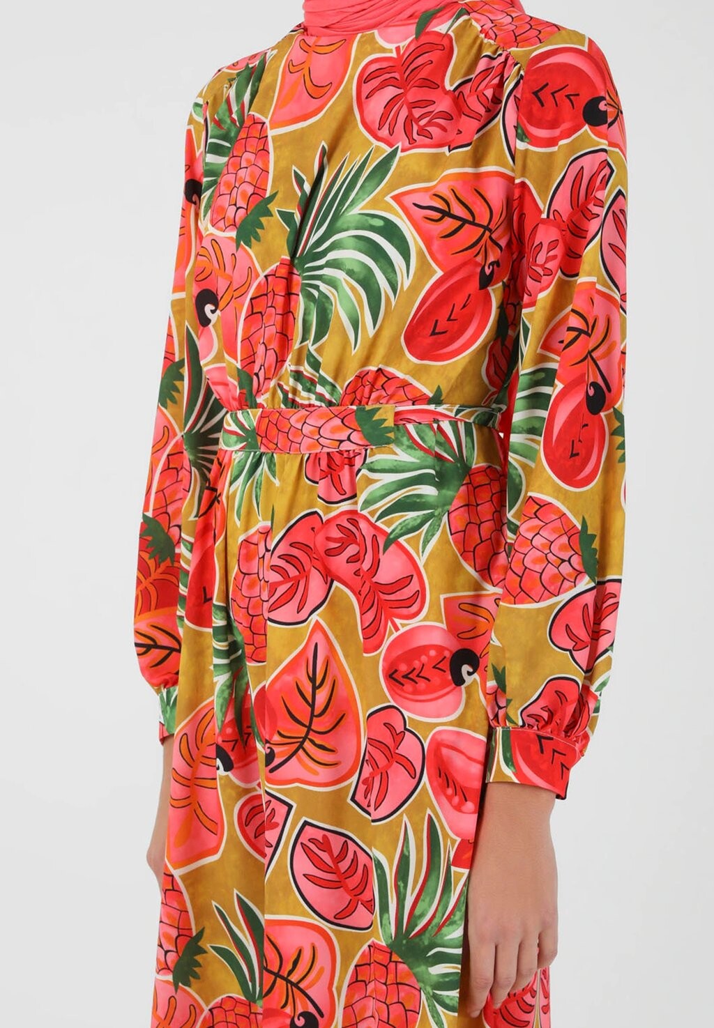 Платье макси CREW NECK MODEST BENIN Modanisa, мультиколор
Платье макси CREW NECK MODEST BENIN Modanisa, мультиколор