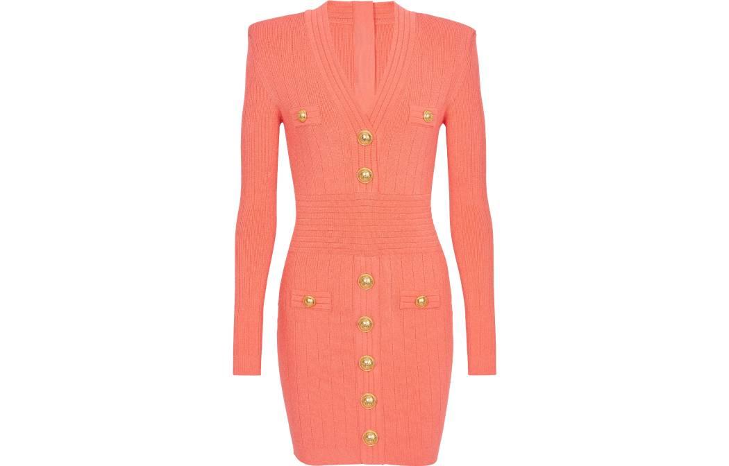 Весна-Лето 2023 Длинное платье с рукавами Женское Розовое BALMAIN
Весна-Лето 2023 Длинное платье с рукавами Женское Розовое BALMAIN